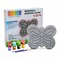 Paint Your Own Stepping Stones Kit for Kids DIY Arts and Crafts, Garden Décor, 8 Paint Colors, 2 Brushes